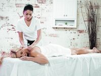 Alex Coal, Sophia West - All Girl Massage