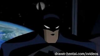 Justice League Hentai - Two Chicks For Batman Dick