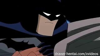 Justice League Hentai - Two Chicks For Batman Dick