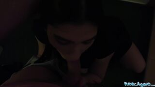 Public Agent Stood Up Hottie Gets Pussy Stretched Anyway