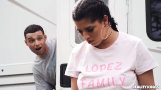 Family Rv Trip Spiced Up By Nasty Stepsister!