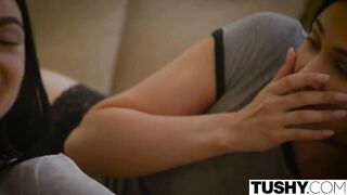 Tushy Ariana Marie And Marley Brinx First Anal Threesome