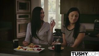 Tushy Ariana Marie And Marley Brinx First Anal Threesome