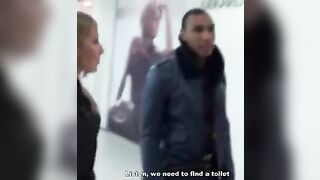 Public Toilet Fuck Threesome