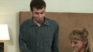 Mature Hot Mom With Young Man In Bedroom