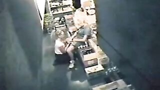 Amateur Lesbians Caught In The Act By A Security Hidden Cam