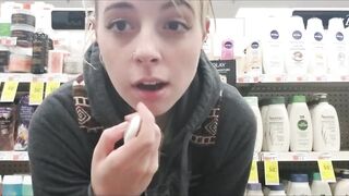 In Public With Vibrator And Having An Orgasm While Driving