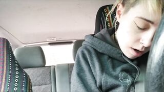 In Public With Vibrator And Having An Orgasm While Driving