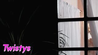 Twistys - Ebony Goth Lesbian Kira Noir Corrupts Girl Next Door Autumn Falls