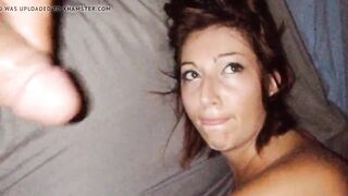 My Husband Jerks Off In Front Of Me While I Get Fucked