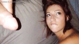 My Husband Jerks Off In Front Of Me While I Get Fucked