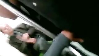 Horny Girl Touch Dick In Subway