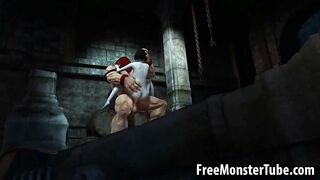 Foxy 3d Babe Getting Fucked Hard By The Juggernautnoutvsdumino-high 1