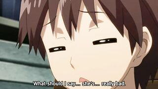 Little Sister Helps Brother Cum Hentai Sibling Blowjob