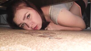 Stuck Under The Bed And Was Fucked In A Wet Pussy