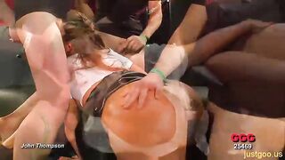 An Orgy With Sexy French Maid Sanny