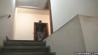 German Granny Fucks Hard