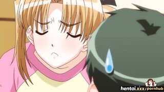 Spying On His Step Sister Leads To Mutual Masturbation And Fucking - Hentai