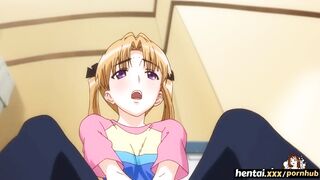 Spying On His Step Sister Leads To Mutual Masturbation And Fucking - Hentai