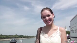 German Scout - 19 Jahre Alte Mia Nach Der Uni In Arsch Gefickt Bei Casting