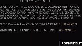 Pornfidelity Cheerleader Slut Nicole Clitman Cheers For Creampie