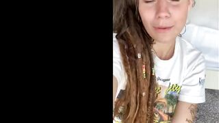 Hot Dreadhead Big Titty Stripper Fucks For Travel Funds