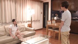 Japanese Mom With Son's Friend Fit Body Boy Fucks The Hell Out Of Her