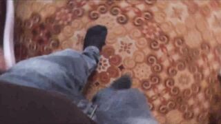 Son Caught Hot Step Mom Masturbating On Spy Cam Under Table When Stealling