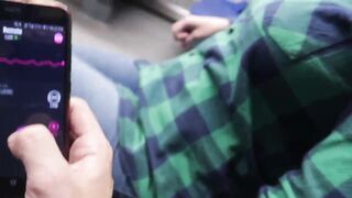 Remote Control My Orgasm In The Train