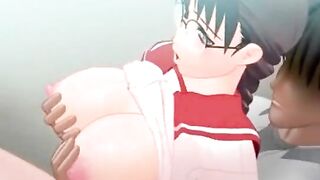 Busty Hentai Girl With Glasses