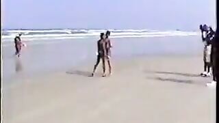 Young White Wife Gangbanged At Black Spring Break