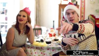 Redhead Czech Stepmom Tarra White Fucking Her Stepson For Christmas