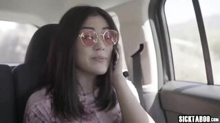 Asian Stepdaughter Teen Having A Little Wet Accident