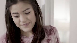 Asian Stepdaughter Teen Having A Little Wet Accident