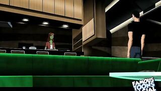 Justice League Anal Creampie