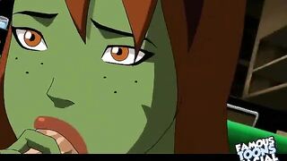 Justice League Anal Creampie