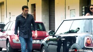 Horny Latin Gf Squirts In His Car