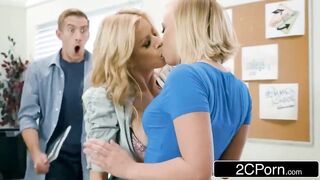 Lucky Guy Fucks Class Mate And Teacher - Alexis Fawx, Bailey Brooke