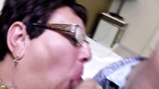 Chubby Mature Mom Fucks Young Meat