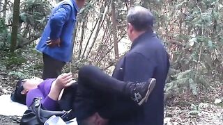 Older Men In The Wood