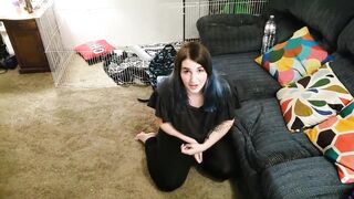 Teen Babysitter Caught Masturbating And Blackmailed To Finish