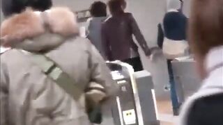 Japanese Girl Groped, Thighjob