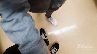 Real Risky Public Blowjob, Flashing & Sex, Cum Too Quick! -ellakai