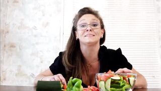 Naughty Auntie Cooks A Creampie For Nephew