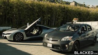 Blacked Flight Attendant Squeezes In Some Bbc Between Flight