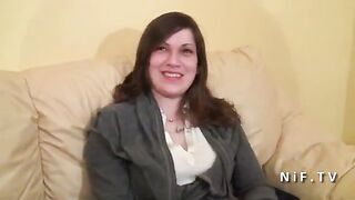 Amateur Casting Young Chubby French Brunette Sodomized In 3 Way