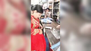 Indian - She Proves The Shopkeeper Wrong