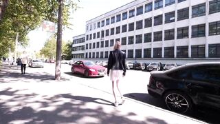 Translady With Girlfriend Naughty In The Car