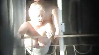 Sex And Balcony (voyeur Get Caught)