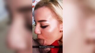 Cheating Girlfriend Sends Snapchat To Her Boyfriend While She Gets Fucked